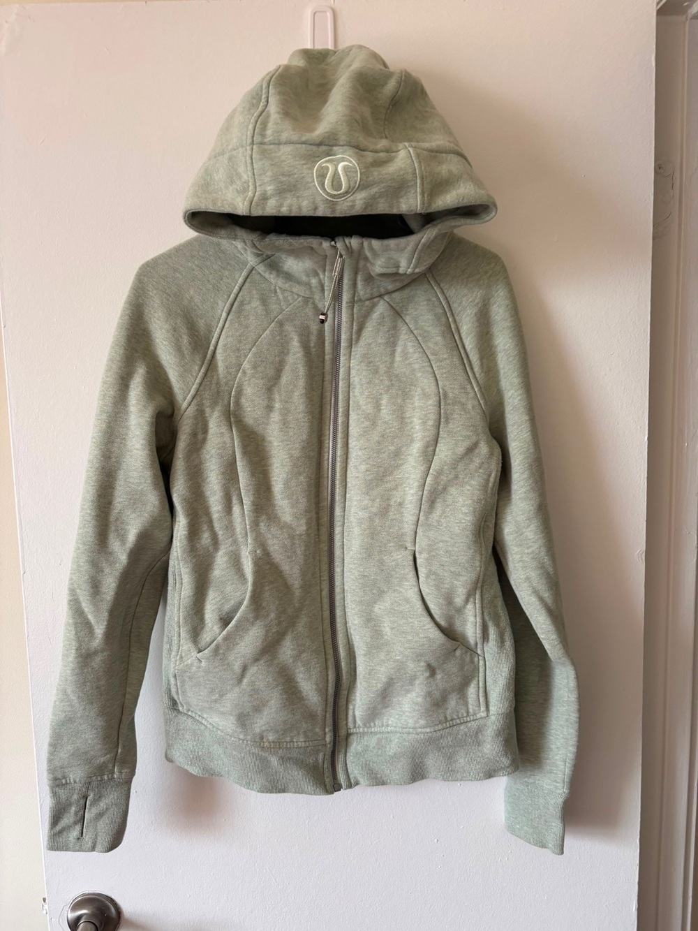 lululemon athletica Sage Green Full-Zip Hooded Jacket